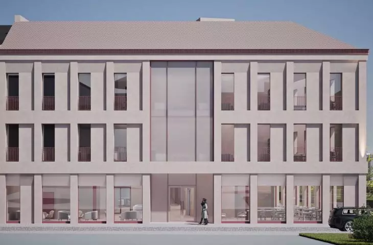 Design of a multifunctional office center dedicated to the creative industry