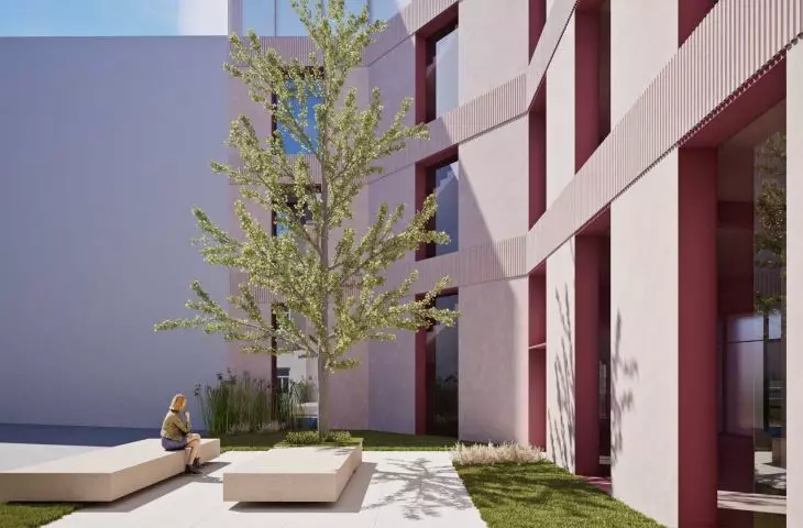 Design of a multifunctional office center dedicated to the creative industry