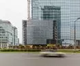 Warsaw UNIT - facade begins to be covered with dragon scale