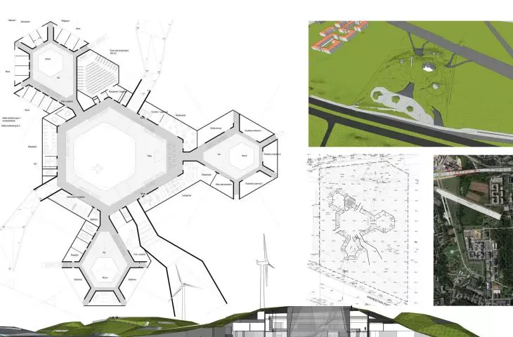 Design of the Malopolska Science Center in Krakow, competition board