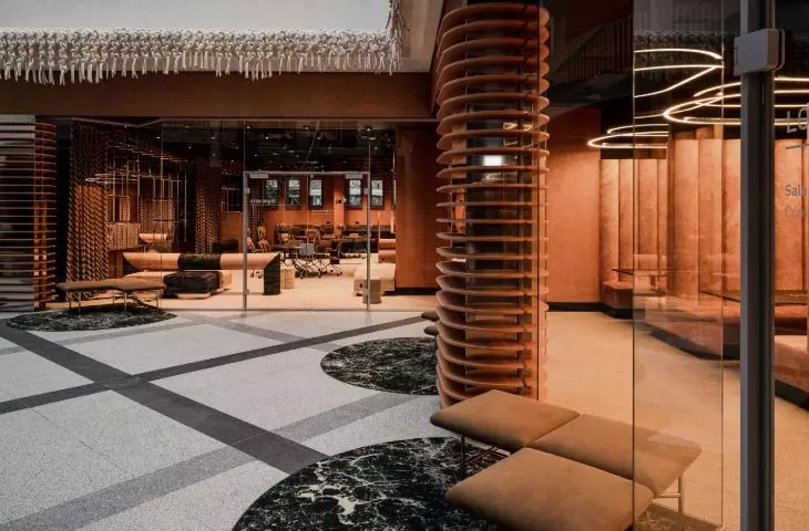 interior of the office building after modernization