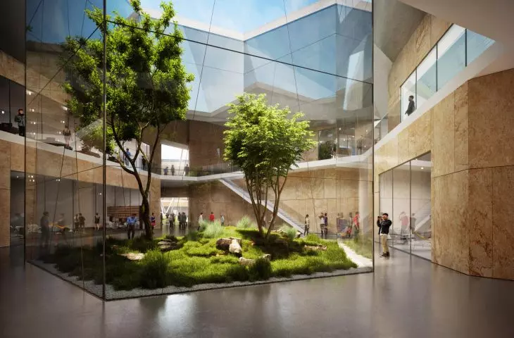 visualization - view of the functional hall