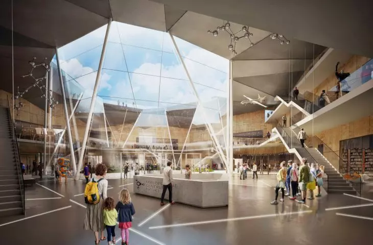 visualization - main hall on the first floor