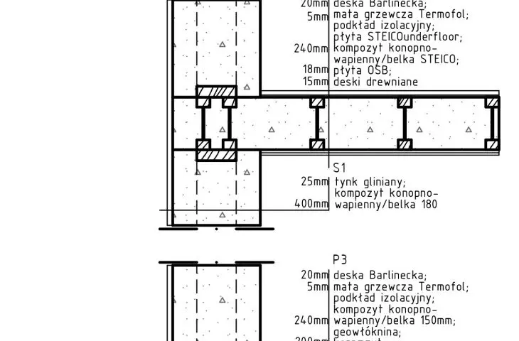 Construction detail of the estate