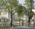The new campus of the Krzysztof Penderecki Academy of Music in Krakow in Grzegórzki