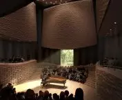 The new campus of the Krzysztof Penderecki Academy of Music in Krakow in Grzegórzki