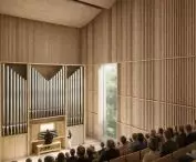 The new campus of the Krzysztof Penderecki Academy of Music in Krakow in Grzegórzki