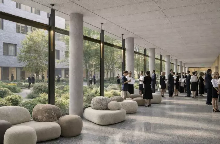 The new campus of the Krzysztof Penderecki Academy of Music in Krakow in Grzegórzki
