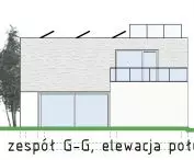 Cross-section of the southeast elevation
