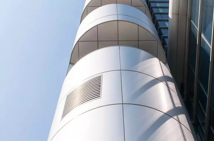 Alucobond ventilated facade