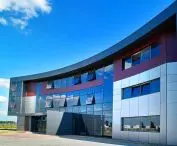 Alucobond and Fundermax ventilated facade