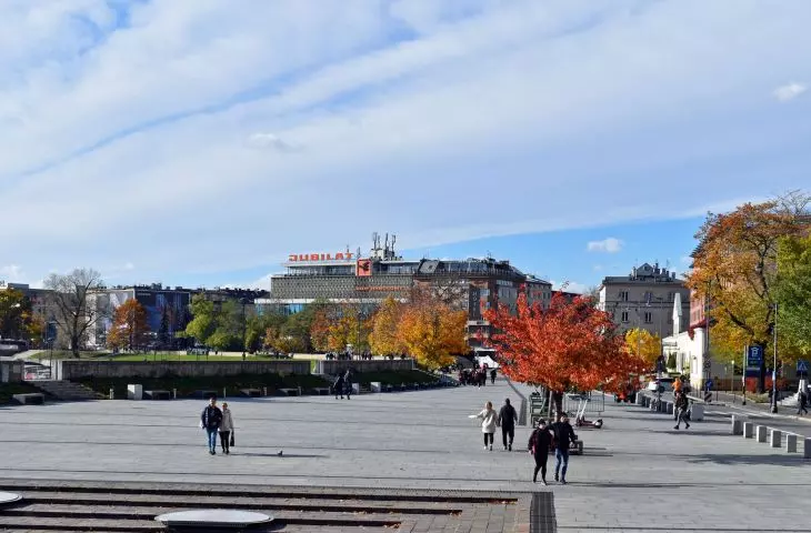 Napoleon's Grand Army Square in Krakow