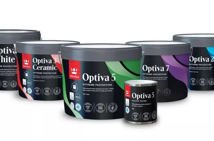 Tikkurila Optiva family of paints