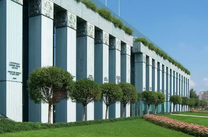 Urban Justice Complex, front elevation