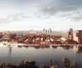 Zaprezentowany w 2018 r. masterplan. Projekt uległ zmianie po konsultacjach z konserwatorem zabytków