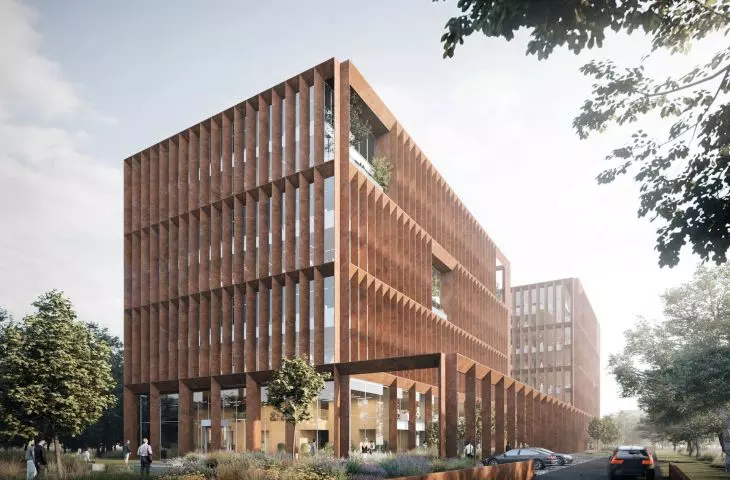 Office complex at Kasprzaka Street 25A in Warsaw.