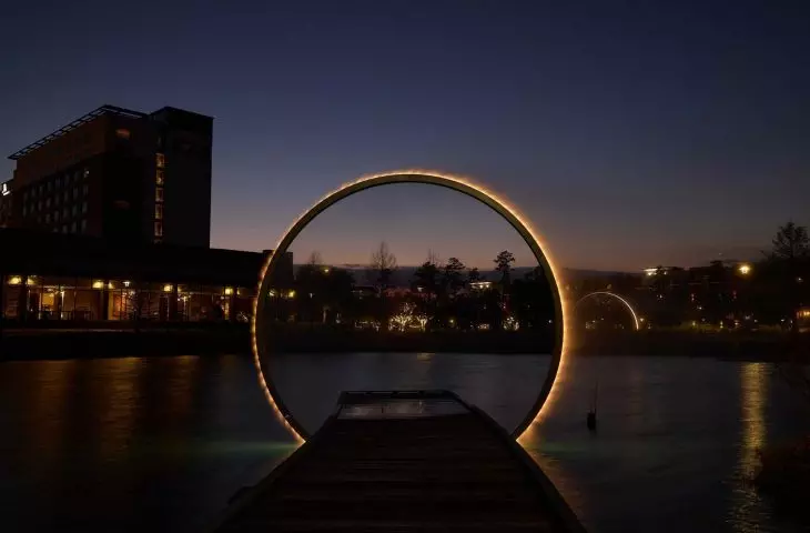 Instalacja „Arc ZERO: Duo” w Houston