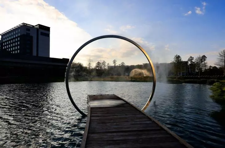 Instalacja „Arc ZERO: Duo” w Houston