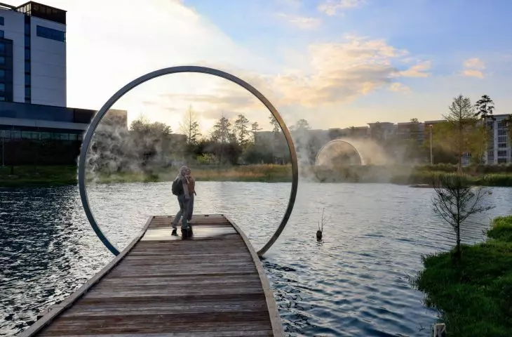 Instalacja „Arc ZERO: Duo” w Houston