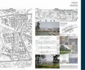 selected boards of the projects awarded in the international architectural and urban planning competition Cracow University of Technology (CUT) Campus, organized by the Cracow University of Technology and the Faculty of Architecture of PK