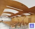 Optima Curved Canopy Panels and Knauf Atmstrong Wood Vector Suspended Ceiling