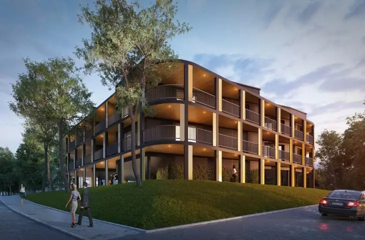 Apartamentowiec Reden w pobliżu parku Redena