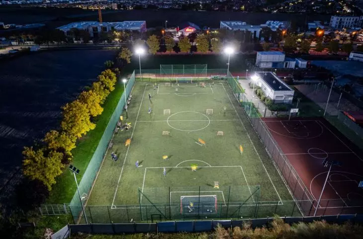 Modernization of lighting of the sports facility in Skórzewo