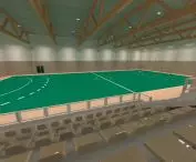 Lighting visualization made with Dialux software