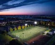 Modernizacja oświetlenia obiektu sportowego w Skórzewie 
