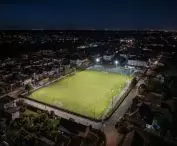 Modernizacja oświetlenia obiektu sportowego w Dopiewie 