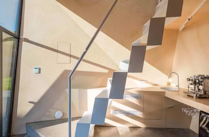 wooden plywood interior