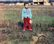 rok 1977, z wizytą na budowie domu; zdjęcie z okolic ulicy Kryłowa