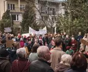 April 2024, protest to defend greenery in squares
