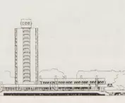 projekt, widok od strony placu Grunwaldzkiego