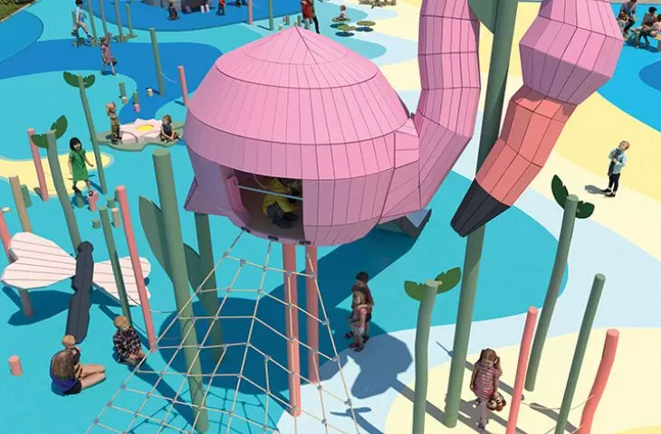 Bespoke playground concept - Flamingo
