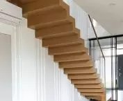 Carpet stairs on the structure