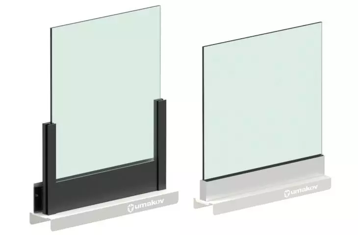 Other variants of glass installation