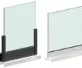 Other variants of glass installation