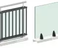 Other variants of glass mounting