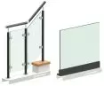 Other variants of glass mounting