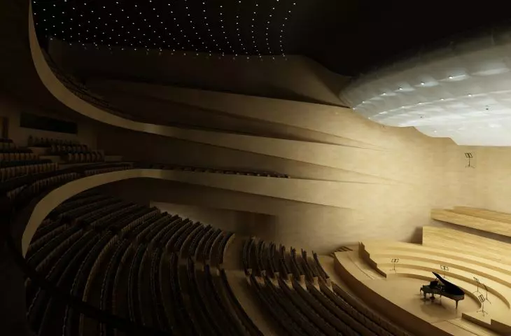Congress Center, Krakow, competition project (3rd prize): 2007