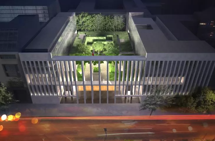 Embassy of the Republic of Poland, Berlin, competition design (honorable mention): 2012