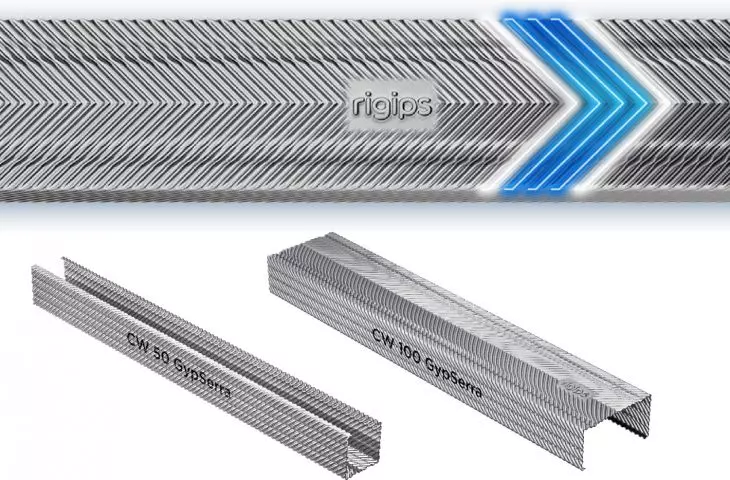 Rigips GypSerra® drywall profiles - more design freedom