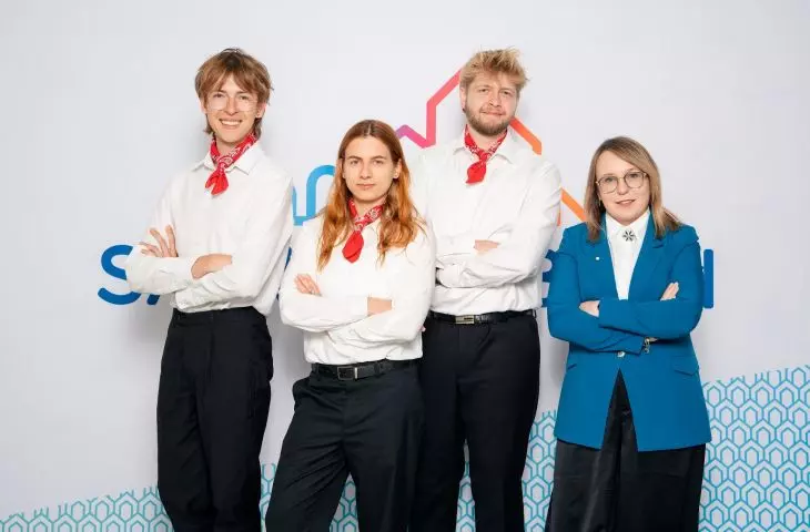  II miejsce – zespół Dominik Gromek, Paweł Mordeja, Alicja Smoczyk, opiekunka dr inż. arch. Anna Berbesz-Wyrodek.