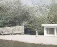 Design of the public toilet at Gropius House