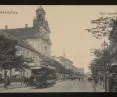 Pocztówka, Warszawa, ulica Leszno, nakładem A. Chlebowski i S-ka, 1906–1912.