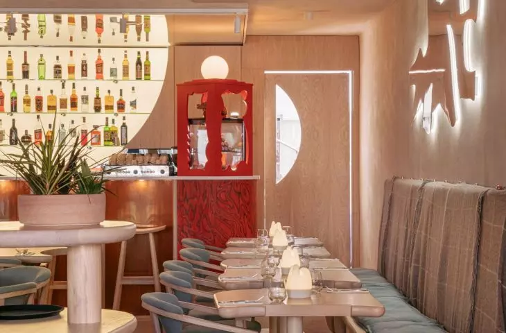 Wnętrza restauracji Manna 2 w Warszawie