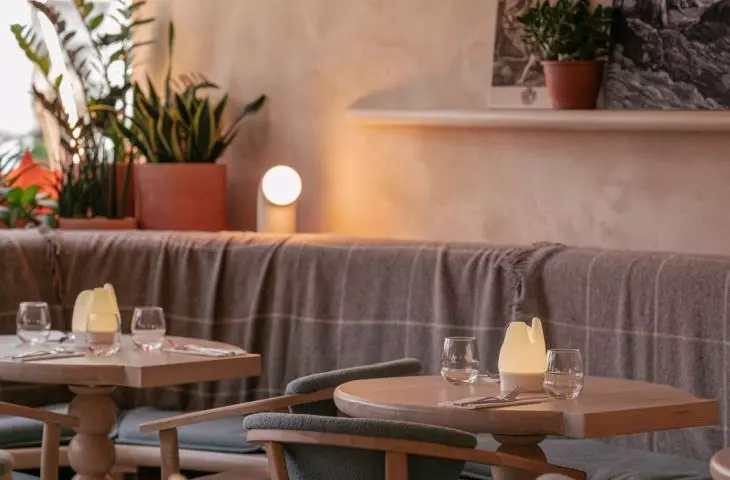 Wnętrza restauracji Manna 2 w Warszawie