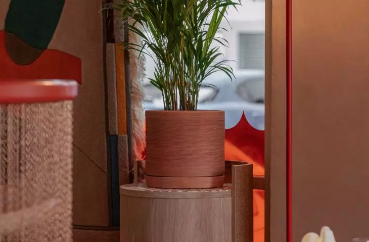 Interiors of the Manna 2 restaurant in Warsaw