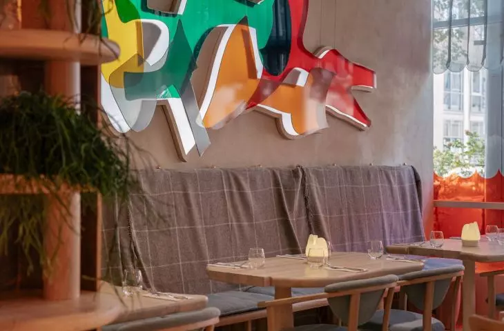 Wnętrza restauracji Manna 2 w Warszawie